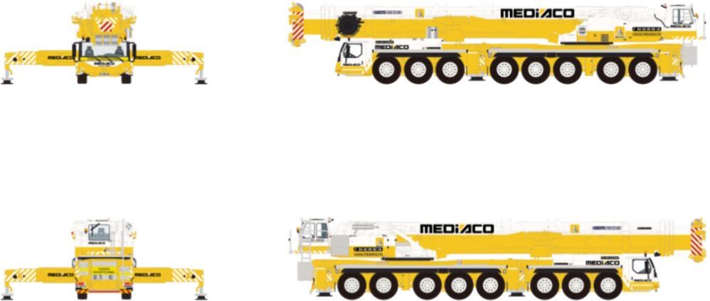 Liebherr LTM 1500 'Mediaco' - John Ayrey Die Casts